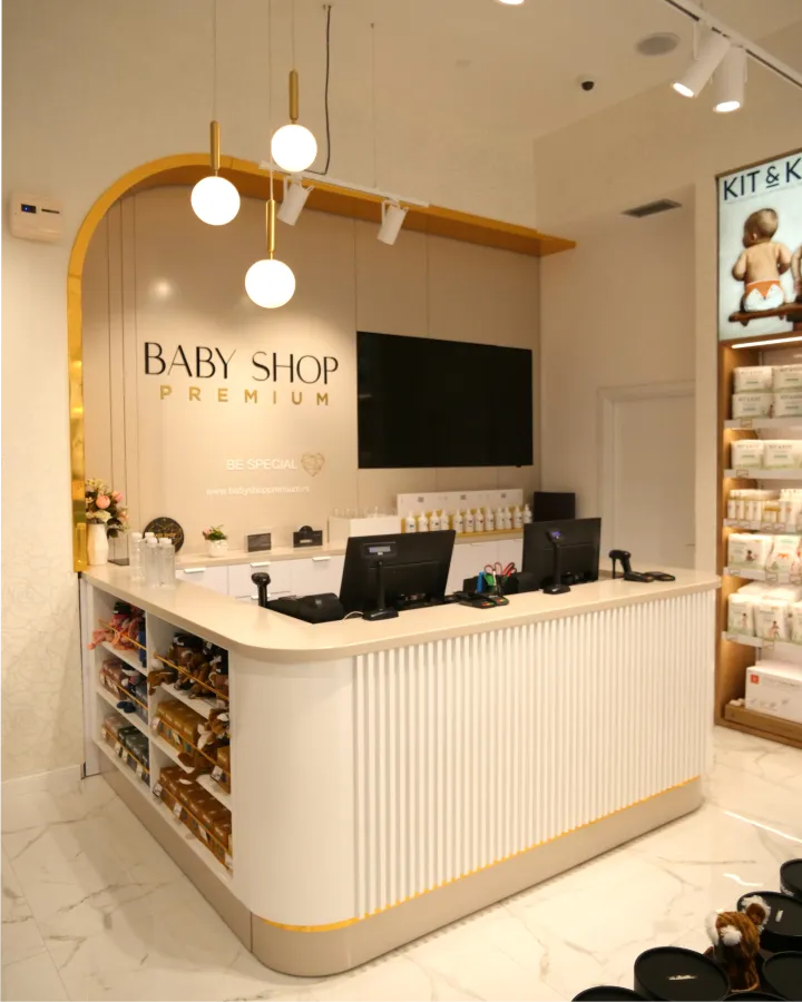 Baby Shop Premium retail interior with counter